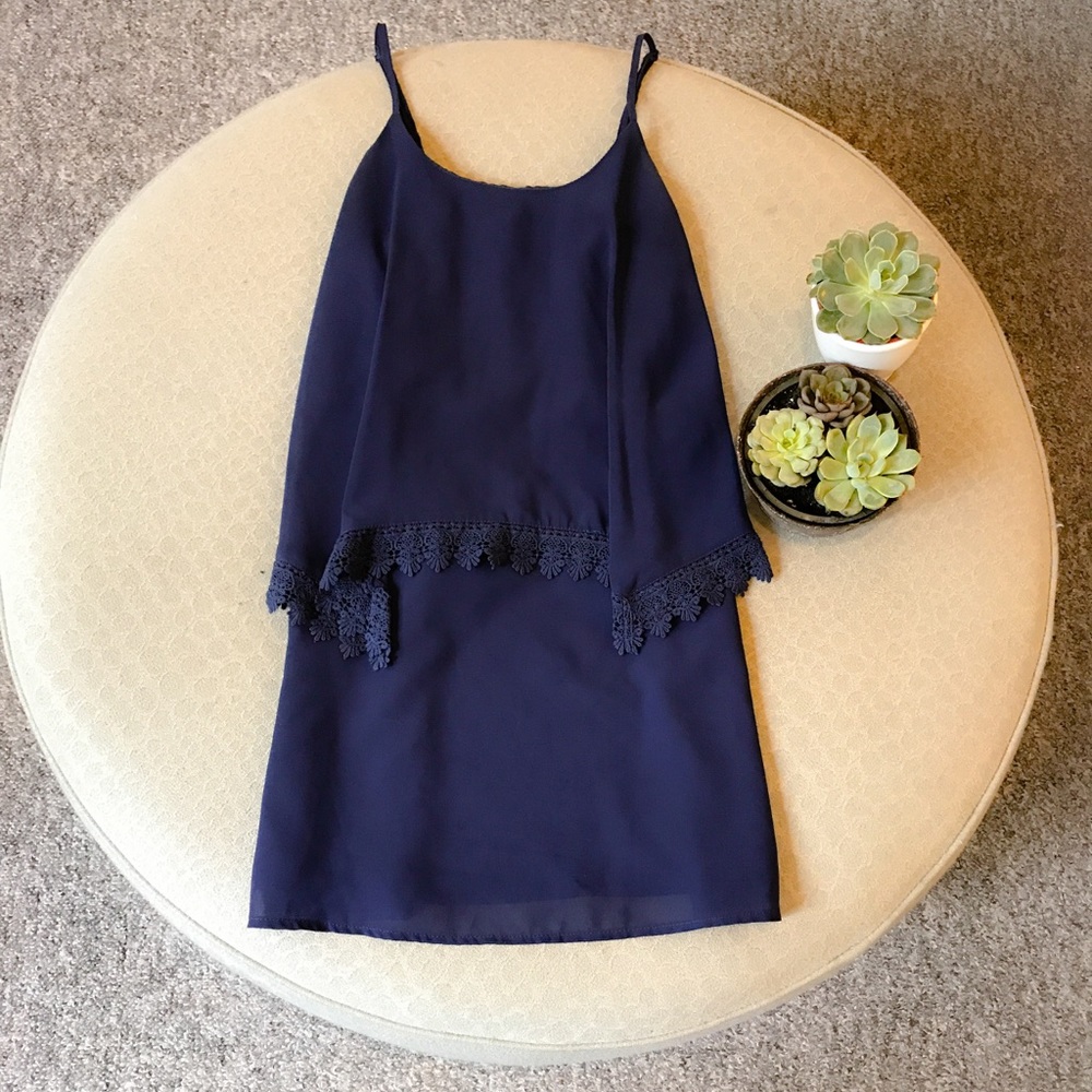 Navy blue dress